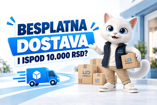 BESPLATNA DOSTAVA I ISPOD 10.000 RSD?