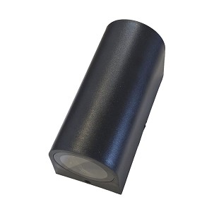 SPOLJNA ZIDNA LAMPA 2XGU10 CRNA IP65 TECHTOUCH LUXRAM